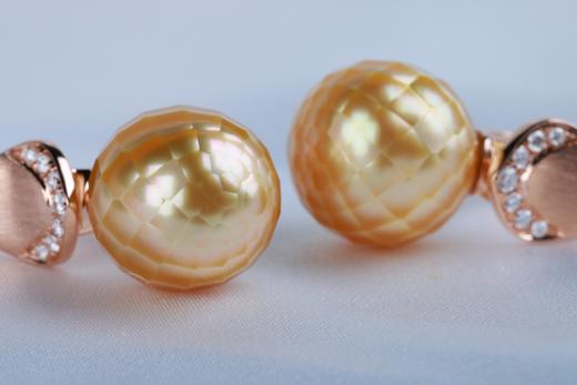 【华光】刻面金珠耳坠ZZ12502029 商品图5