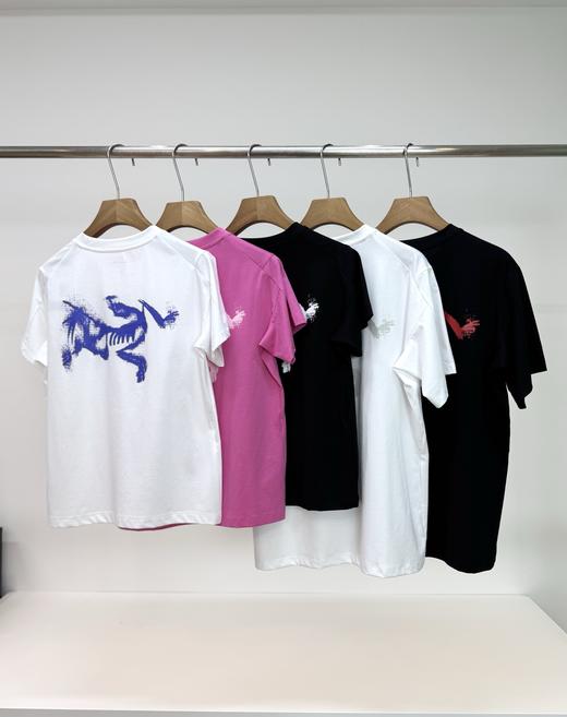 点此购买 始祖鸟夏季男女款后背印花短袖T恤 bk 313478 商品图1