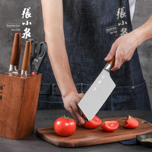 【分仓直发包邮】张小泉鬼冢·虎系列套刀六件套D31410100 商品图0