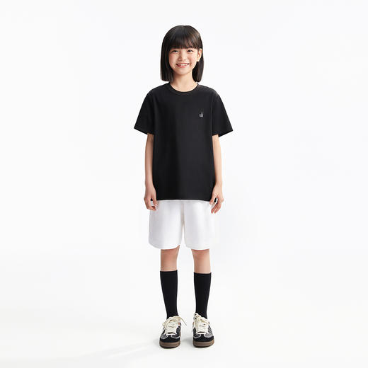 【超舒衣·速干短T】男女童透气速干全棉T恤夏季新款安奈儿童装实体店同款AM521713 商品图7