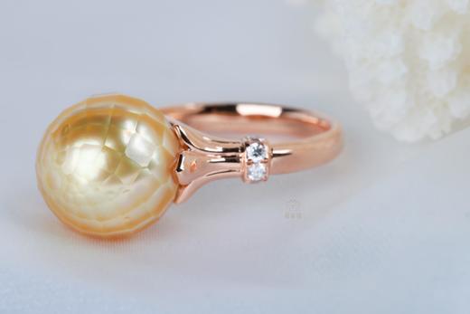 【暖阳】刻面金珠戒 ZZ12501031 商品图6