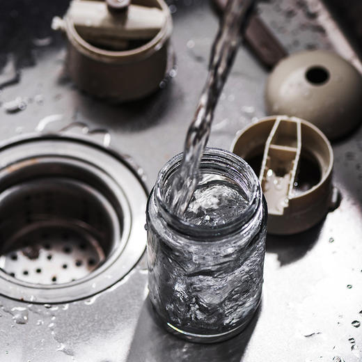 美丽雅调料罐定量调味盒厨房防潮盐瓶密封玻璃收纳盒 180ML*1个装 商品图4