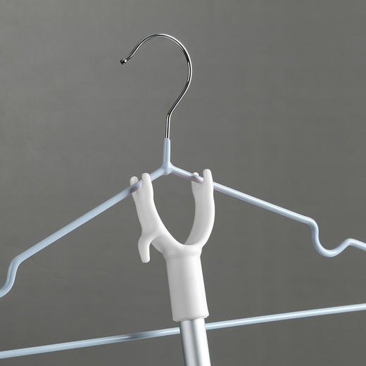 美丽雅晾衣杆 可伸缩撑衣杆金属挂衣杆阳台室内可调节晾衣杆 1只 商品图3