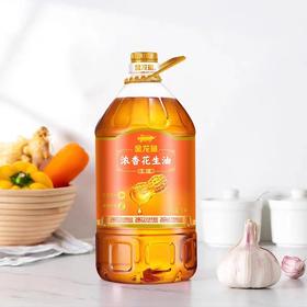 【广报智选自营】「丰禾」金龙鱼 浓香花生油 压榨一级  5L