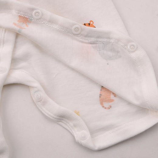 棉果果夏季男童女童防蚊5A抗菌短袖蝴蝶连体衣M201726225234 商品图3