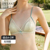 金三塔真丝无钢圈内衣女法式蕾丝学生薄款小胸文胸套装    NZFAA303 商品缩略图0