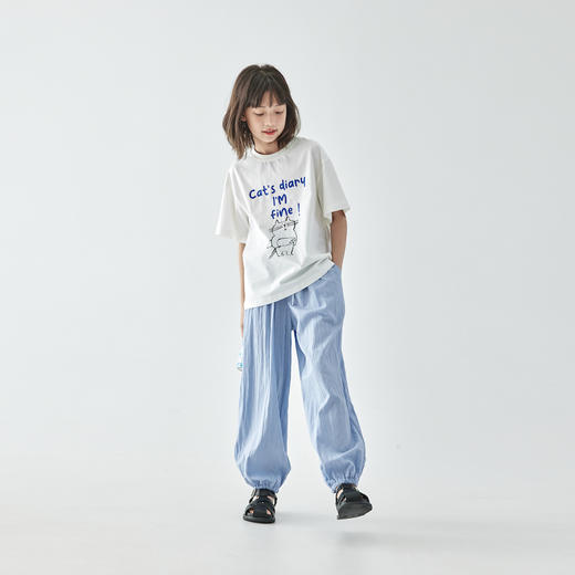 棵初 2025春夏第三波新品松紧腰休闲裤807K256048CD 商品图1