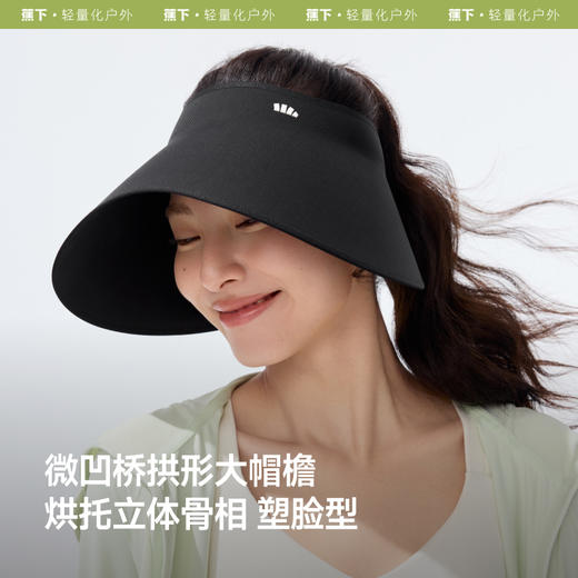 蕉下蛋卷一体无痕大檐空顶防晒帽UL712 商品图5