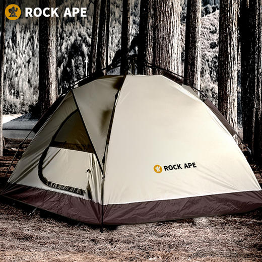 【积分兑换】洛克猩球（Rock Ape）双门全自动速开帐户外露营帐篷  AT001-DWZ 商品图0