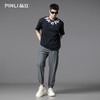 PINLI品立2025夏季新款修身纯色束脚裤男士潮流简约百搭休闲长裤GD252117264 商品缩略图1