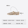 Westory2025年夏季冲孔镂空烫钻圆头平底单鞋空凉鞋W25AH58321 商品缩略图5
