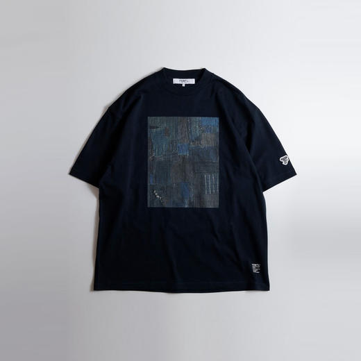 FDMTL PRINTED BORO TEE 拼接印花短袖圆领T恤 商品图4