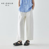 棵初 2025春夏第三波新品白色休闲裤子876K256052CD 商品缩略图0