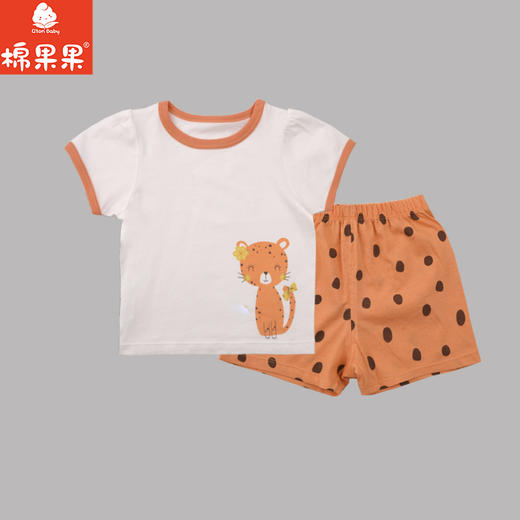 棉果果夏季女童家居防蚊5A抗菌套头套装M221302225241 商品图1