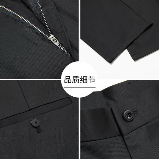 【特大码】【桑蚕丝】【DKP】大依优型大码薄款冰丝商务休闲裤弹力直筒男宽松大码免烫抗皱夏季长裤肥佬300斤 商品图5