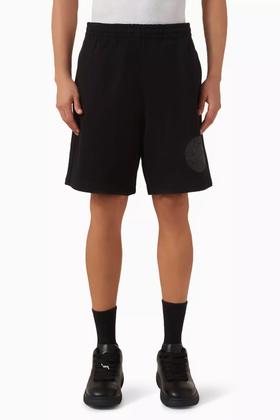 B.B 丝光纯棉毛圈抽绳短裤中裤 DK348