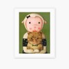 杨媛媛《我爱大橘猫》版画 商品缩略图0