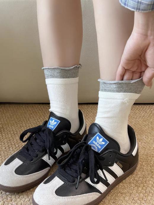 <曾小咸推荐> 木耳边爱心中筒袜  商品图5