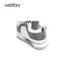 westory春季新款厚底系带圆头运动鞋板鞋W24AM57371 商品缩略图3