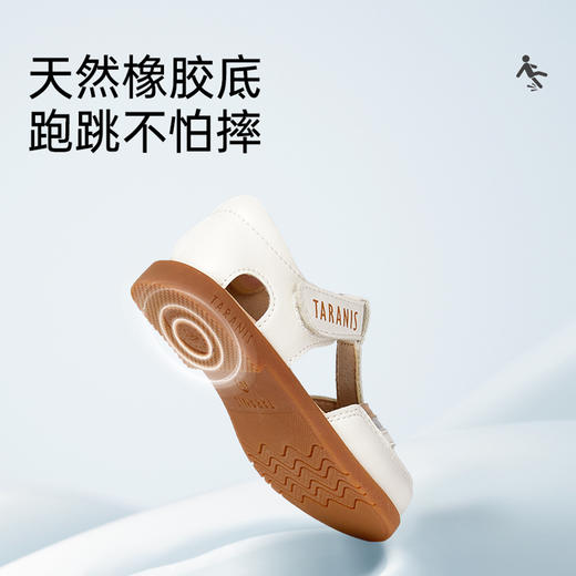 泰兰尼斯夏季婴童段舒适百搭包头皮凉鞋T05B3B2662 商品图3