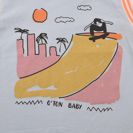 棉果果夏季商场专柜同款男童拼接短袖T恤M212140425334 商品图3