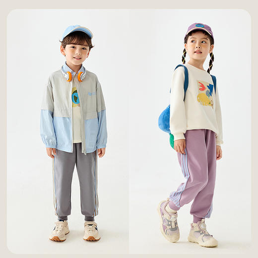 【蹦蹦裤】迷你巴拉男童女童裤子2025春新品入园裤柔软长裤 商品图2