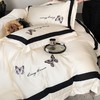 顶柔蝶之恋天丝棉绣花四件套TJ1618 商品缩略图1