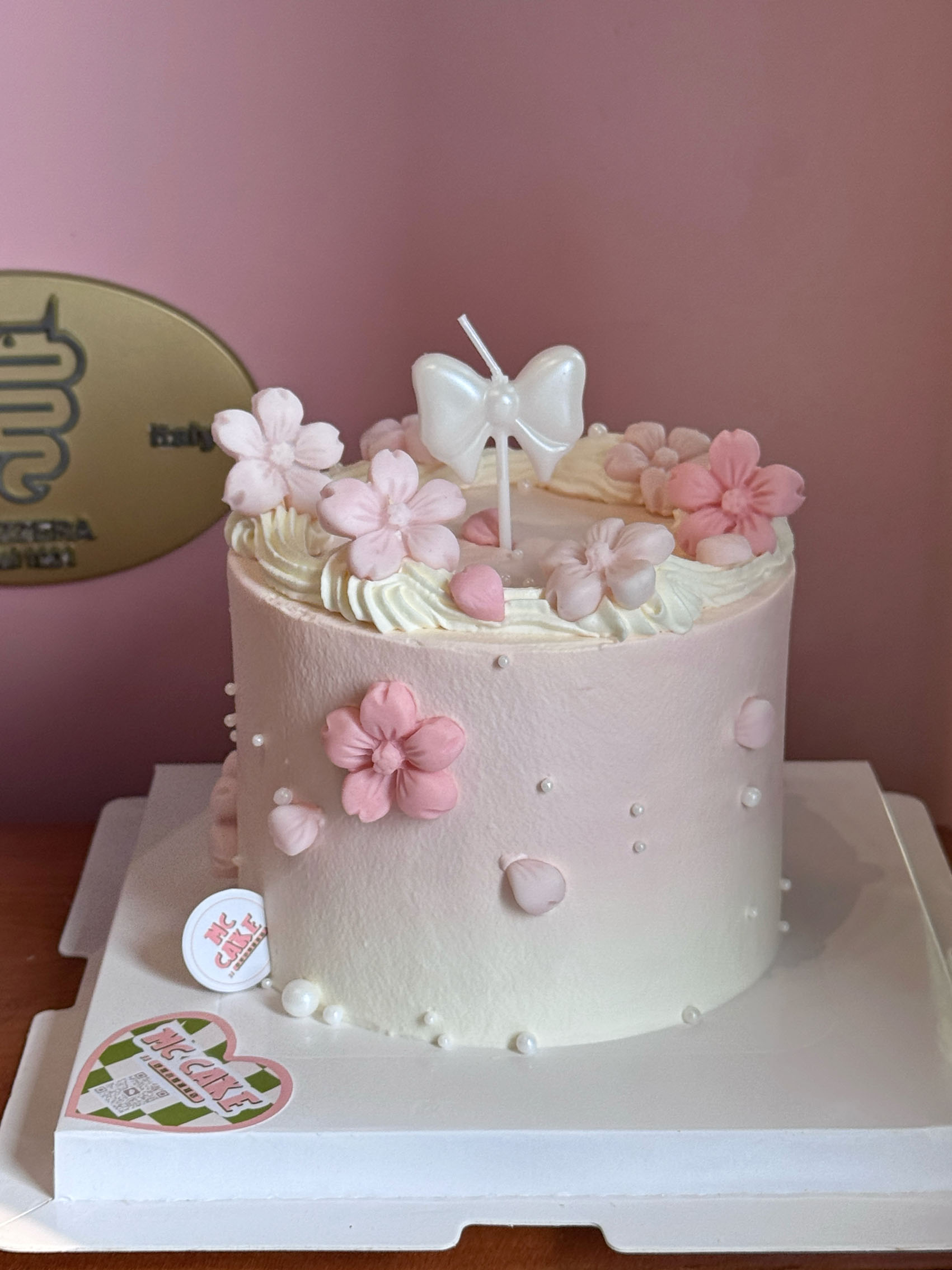 春日|樱花装饰蛋糕（包含原图蜡烛）