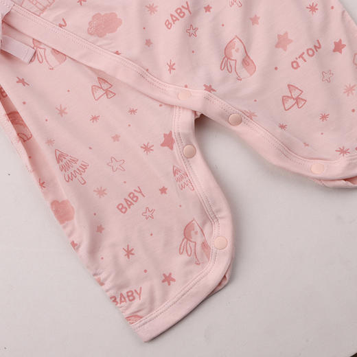 棉果果夏季女童防蚊5A抗菌莫代尔蝴蝶连体衣M221726425210 商品图3