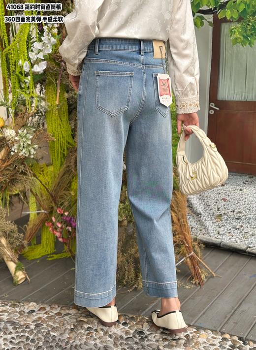 N41068#直筒牛仔奶奶裤 商品图4