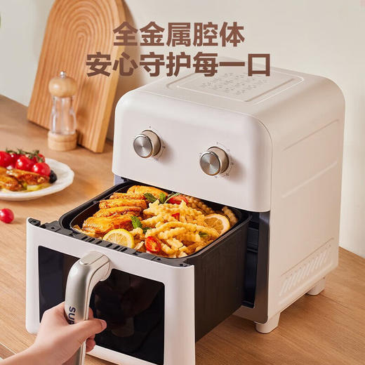 苏泊尔 6L可视 蒸汽嫩炸 空气翻炸锅KJ60D76 商品图2