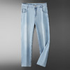 【特大码】【DDA】大依优型大码薄款牛仔裤弹力直筒男宽松大码夏季长裤肥佬300斤 商品缩略图0