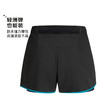 黑钻2.5分轻薄弹平角内衬 腰包侧包运动短裤男黑 商品缩略图5