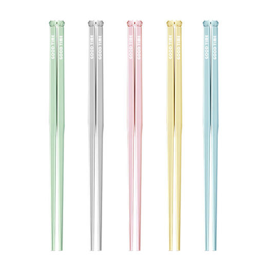 炊大皇悬浮合金筷子家用高档防霉可爱2024新款一人一筷家庭5双装 商品图1