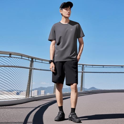 【户外】柒牌圆领短袖T恤男士夏季新品休闲百搭薄款宽松套头上衣128T72150 商品图3