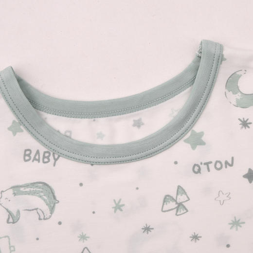 棉果果夏季男童家居服防蚊5A抗菌舒适莫代尔套头T恤M211140425215 商品图2