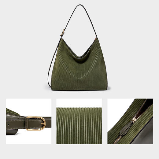 【2F】DISSONA迪桑娜女包2024年冬季新巡游hobo包真皮单肩包大容量包中性腋下包 商品图1