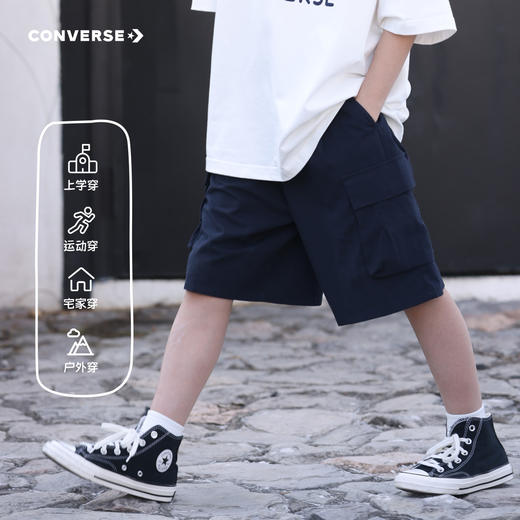 【NORITAKE联名】CONVERSE 夏 大童小童 儿童童装短裤 CNVN-WE-H282 商品图1
