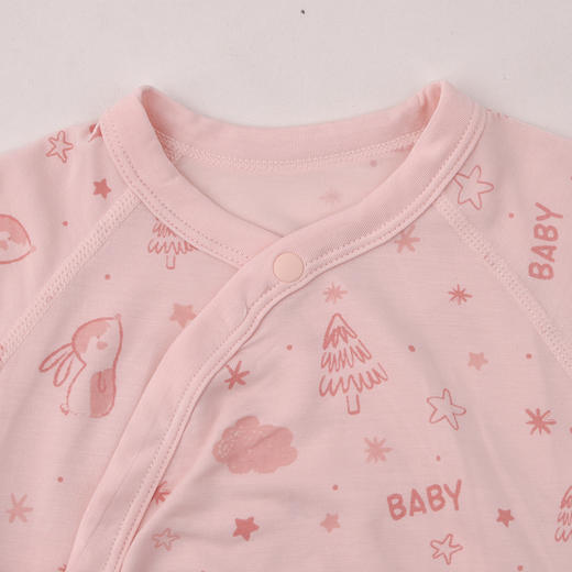 棉果果夏季女童防蚊5A抗菌莫代尔蝴蝶连体衣M221726425210 商品图2