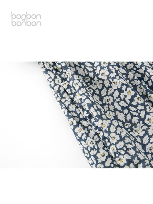 碎花木耳边七分裤 商品图4