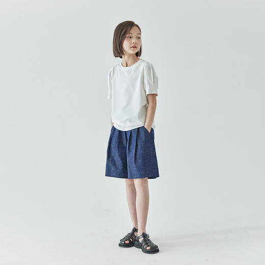 棵初 2025春夏第三波新品泡泡短袖859T24085 商品图3