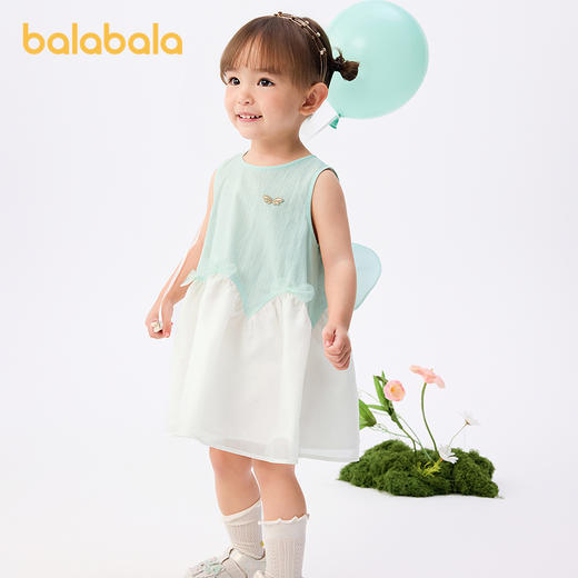 巴拉巴拉宝宝连衣裙女童裙子夏装2025新款甜美可爱萌 商品图1