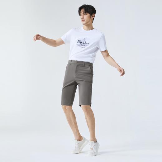【速干短裤】柒牌男士休闲短裤夏季新款舒适百搭中青年直筒男裤子128H73100 商品图3