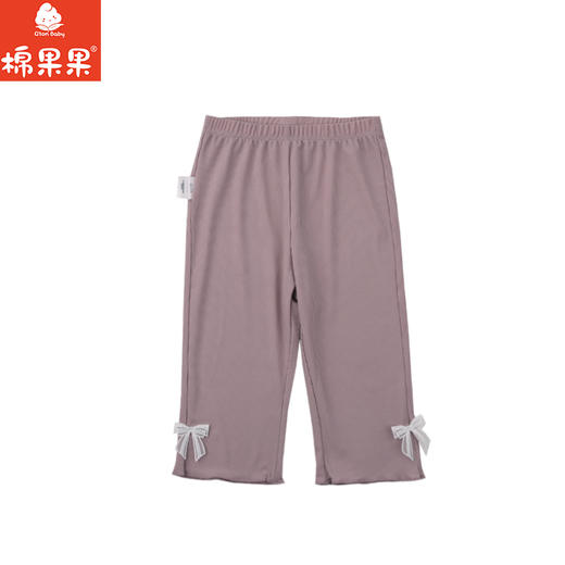 棉果果夏季商场专柜同款女童针织七分裤M222201425310 商品图1