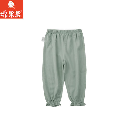 棉果果夏季商场专柜同款女童国风清新梭织九分裤M222208425305 商品图1