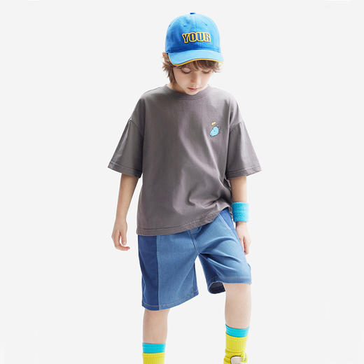 【特价49元3件！3件起拍】贝叮熊潮童纯棉短袖T恤 商品图3