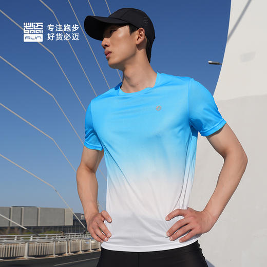 必迈跑步魔方速干短袖25新款男女透气训练运动户外健身圆领T恤 商品图4