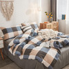 無印“顺滑”蚕丝被（夏）+無印“咖品”斜纹纯棉四件套（蓝大格）【SZCT8.0】 商品缩略图1