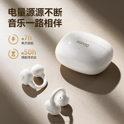 【分销】塞那sanag Z60S耳夹蓝牙耳机2025新款气传导开放无线运动续航久戴不痛 商品图5