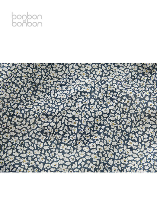 碎花缩褶吊带连衣裙 商品图4